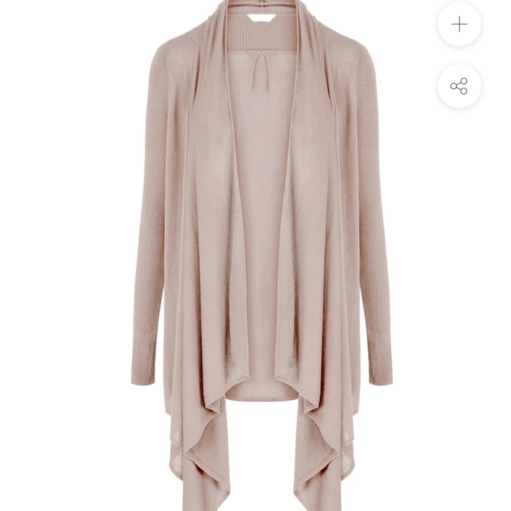 Les Lunes bamboo wrap knit cardigan